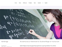 Tablet Screenshot of project.math-bridge.org